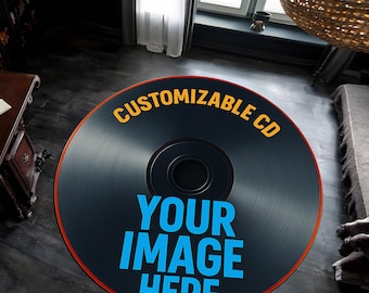 Alfombra personalizada con CD de juego, alfombra con discos de videojuego, decoración gamer personalizada, alfombra personalizada para salas de juegos, regalo gamer