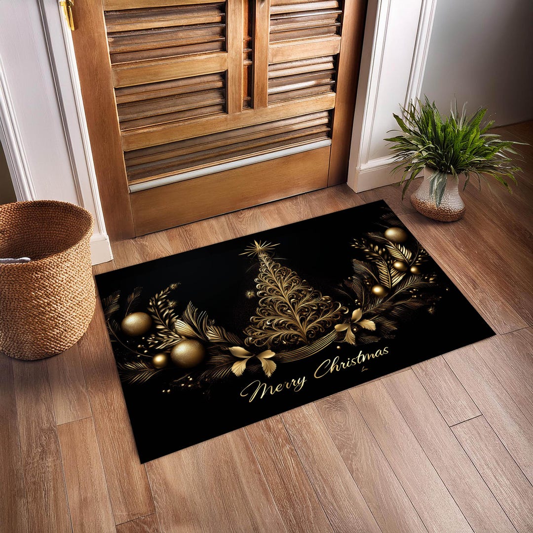 Noel Rug, Christmas Decor, New Year Gift Rug, Merry Christmas Rug ...