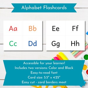 Alphabet Flashcards, ABC flash cards, printable ABC cards, printable alphabet flash cards for toddlers and preschoolers