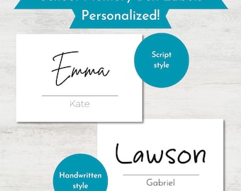 Personalized School Memory Box Labels (Digital Download)