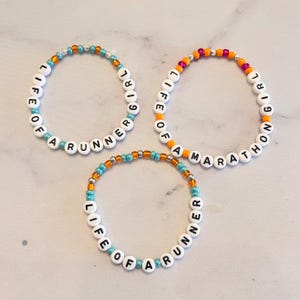 Runner Girl/Marathon Girl/Runner | running | handmade friendship bracelet