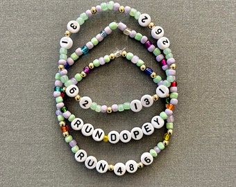 Dopey Challenge collection | 48.6 Run Dopey runDisney inspired | bracelet