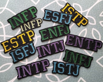 MBTI Aufnäher zum Aufbügeln: Myers-Briggs Personality Accessoire