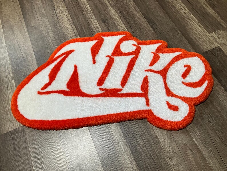 Nike Turfting Rug NIKE Handmade Tufted Rug - Etsy