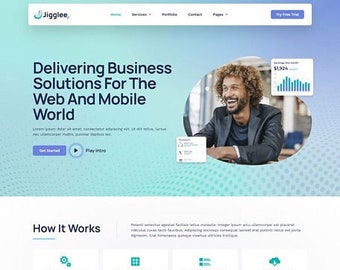 Innovative Tech Solutions WordPress Template - Pioneering Your Digital Success