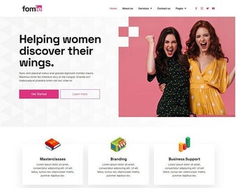 Women Empowerment Hub Elementor WordPress Template - Unleashing Potential, Inspiring Growth