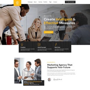 Professional Business Coaching WordPress Template - Elevating Leaders, Shaping Futures