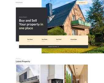 Propera Real Estate Hub - Seamless Property Showcase WordPress Template