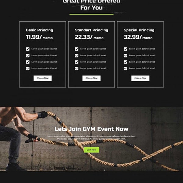 Maximize Your Gains with 'Dynamic Fitness Hub' - A Robust WordPress Elementor Template for Gyms & Trainers