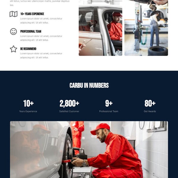 Expert Auto Repair WordPress Template - Trust Your Ride to the Pros