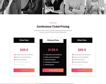 Premier Business Tech Conference WordPress Elementor Template - Connect, Learn, and Grow