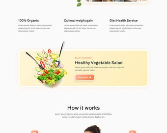 Wholesome Nutrition WordPress Template - Savor Health in Every Bite