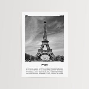 Paris Druck schwarz weiß Nr. 1, Paris Wandkunst, Paris Poster, Paris Fotografie, Paris Wanddekoration, Frankreich, Europa