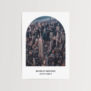 New York City Poster No.5, New York Wall Art, New York Poster, New York Photography, New York Wall Decor, NYC, USA, United States