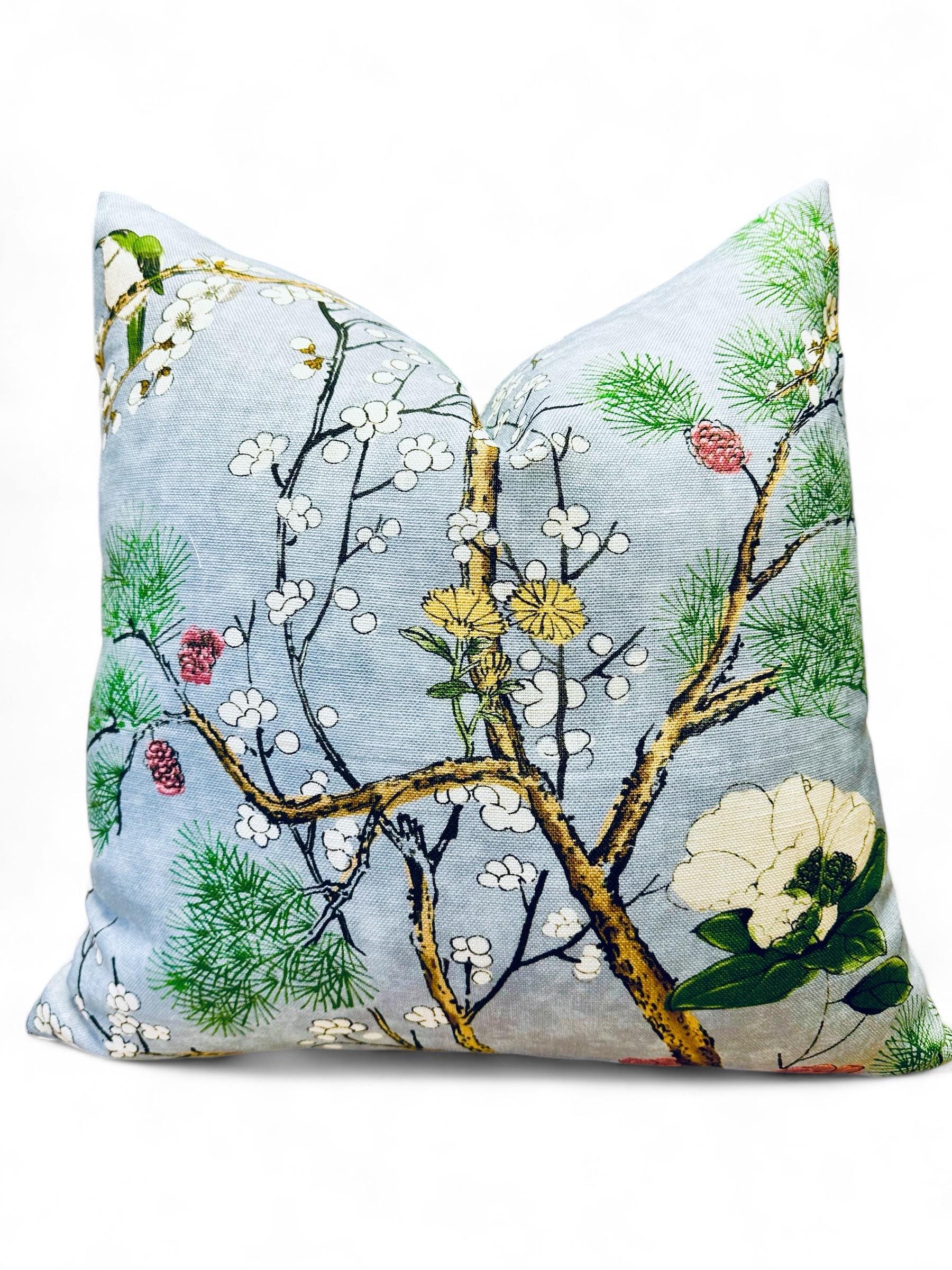 Thibaut Katsura pillow covers | 20” x 20” | Spa Blue | Ready to ship
