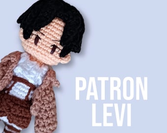 PDF PATTERN SPANISH/ Levi Ackerman amigurumi