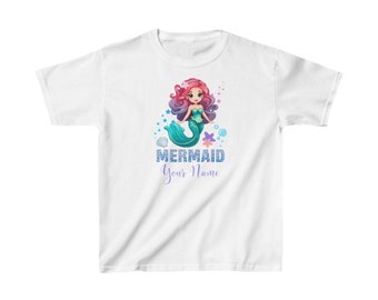 Faites sensation avec ce t-shirt magique sirène personnalisé !