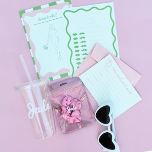 Team Bride kit personnalisé EVJF, bachelorette party, demoiselles d'honneur, témoins. Package mariage et EVJF, welcome bag.