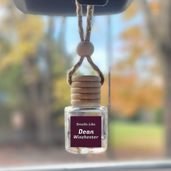 Smells Like Dean Winchester Car Diffuser Car Air Fresheners For Dean Winchester Fan Car Accessories Wooden Diffusers for Car Party Favors