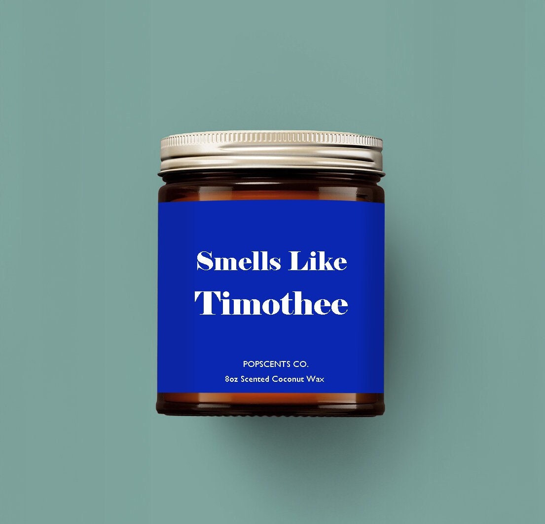 Smells Like Timothee Chalamet Candle Celebrity Candle Fan Gift Candle