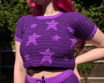 Stardew Valley Inspired Crochet Top (PDF Pattern): Lewis' Crop Top
