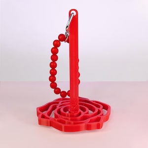 Porta-hilos portátil Rose para crochet y tejido / Dispensador de hilo personalizable sin enredos / Bonito regalo para crocheteros y tejedores