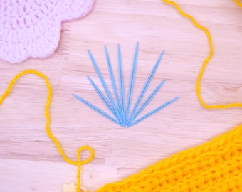 Big Eye Darning Needles: Flexible Blunt Yarn Tapestry Needles for Crochet & Knitting - 10 Pcs