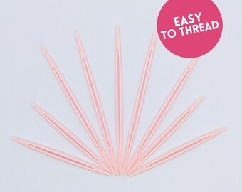 Big Eye Darning Needles: Flexible Blunt Yarn Tapestry Needles for Crochet & Knitting - 10 Pcs