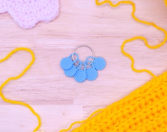 Yarn Ball Stitch Markers: Crochet & Knitting Notions, Gift for Crafters