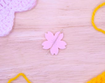 Sakura Needle Minder: Magnetic Sewing Needle Holder Embroidery Accessory