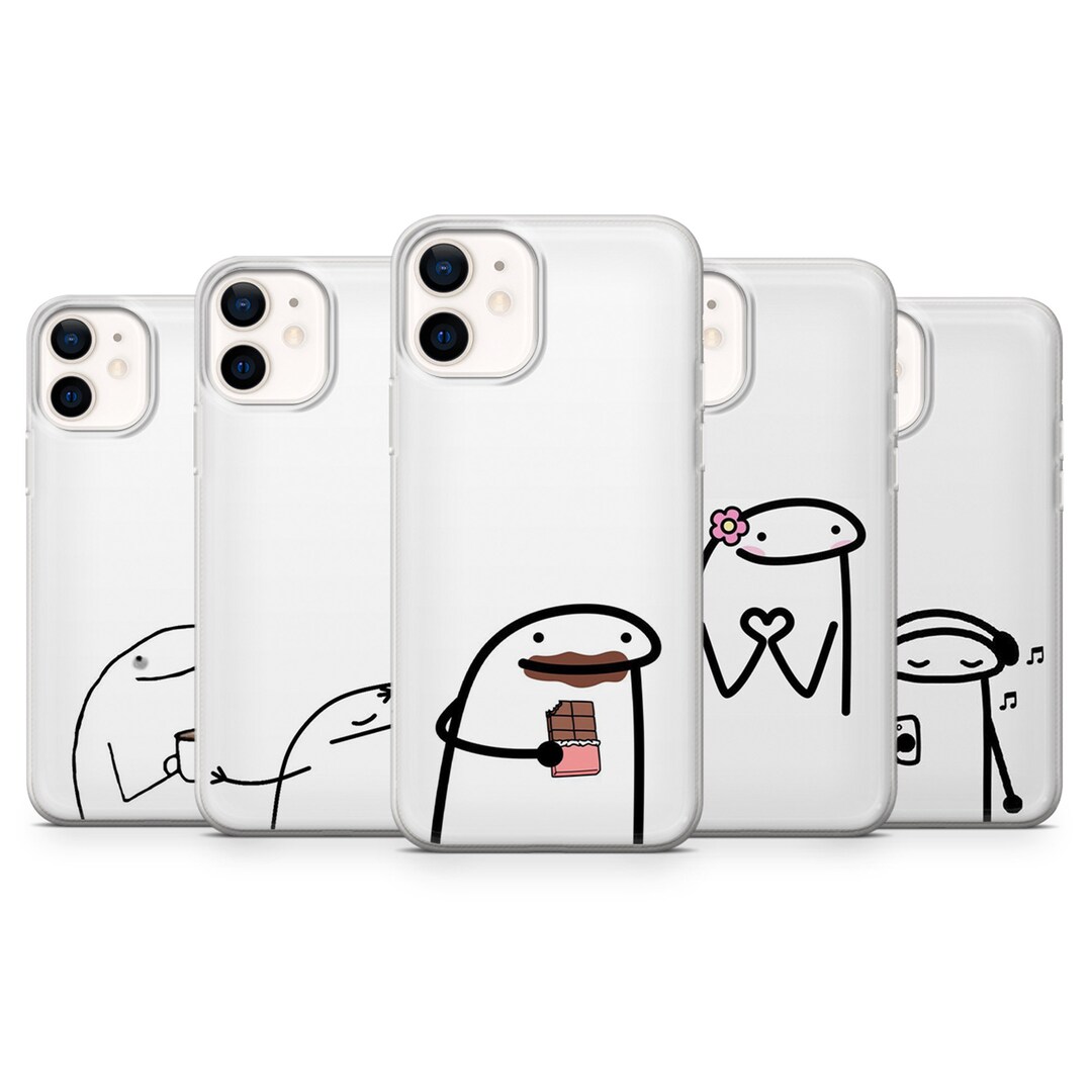 Funny Meme Phone Case Doodle Drawing Cover for iPhone 17, 16pro, 15, 14 ...