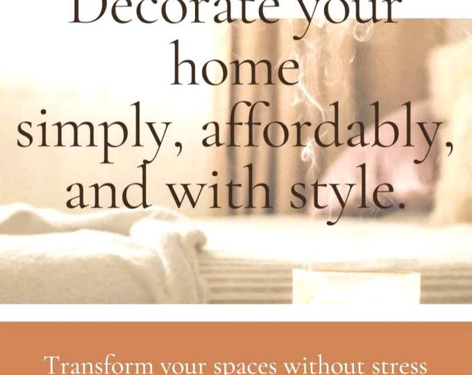 Emotional Home Decor Guide | Bilingual Ebook (English Spanish) | Digital Interior Design Tips | Cozy & Affordable Home Styling
