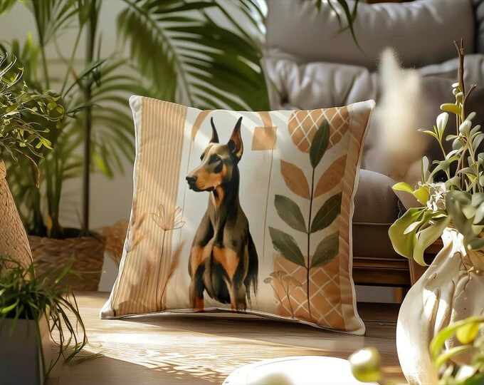 Decorative Pillow for Dog Lovers | Artistic and Modern Design | Perfect Gift for the Home