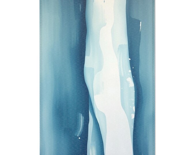 Watercolor effect boho rug – soft, modern and decorative, ideal for the living room or bedroom