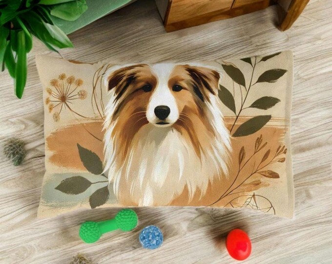 Floral Pet Bed – Elegant and soft, ideal for small dogs that deserve comfort and style