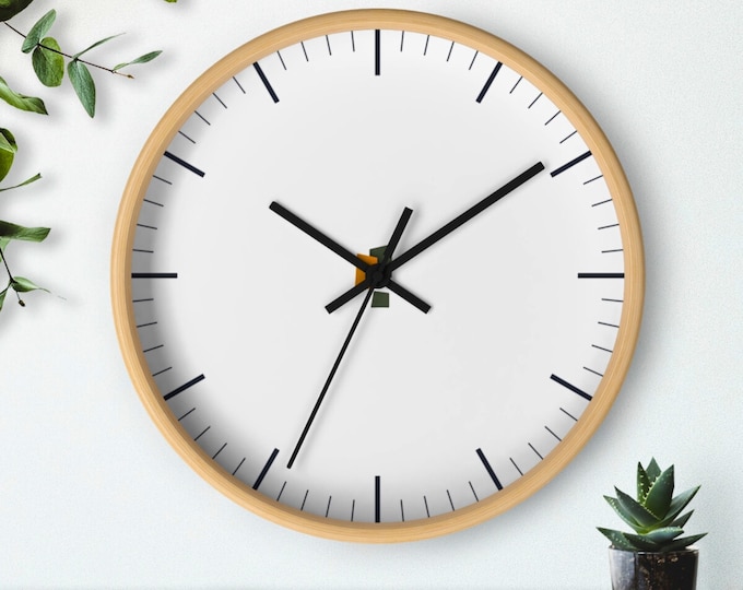 Scandinavian wall clock – modern and clean style, ideal for decorating your home or office with elegance