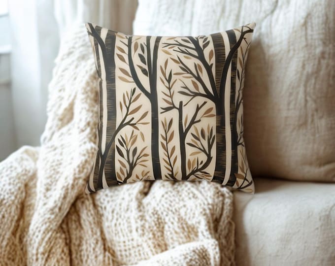 Quilted Cushion with Natural Design – Comfort and Style for Your Home