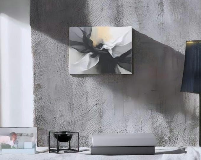 Modern Abstract Canvas | Minimalist Wall Art | Elegant Home and Office Decor