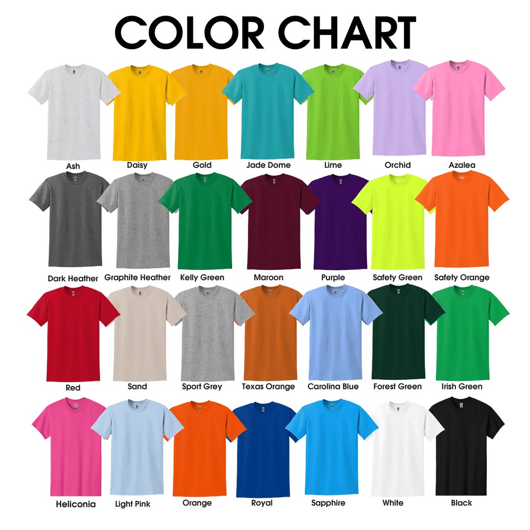 Gildan | Blank T-shirt | 50/50 Cotton Poly - Etsy