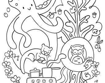 ABC Coloring Page Letter O