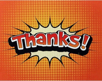 Vibrant Orange Thank You Cards 12 or 24 Count - Blank Inside with Envelopes - Family, Friends, Colleagues, and More - A2 Size (5.5”x4.25”)