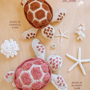 Sea Turtle Crochet Pattern Mathilda (PDF) | Realistic Amigurumi | CotyLoops immagine 8