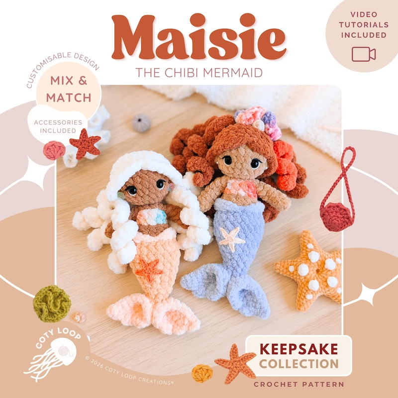 Free Mermaid Crochet Pattern - Etsy UK