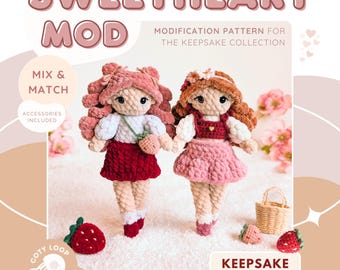 Sweetheart MOD Crochet Pattern (PDF) | Amigurumi Doll Dorothy Customisation, Mix & Match | CotyLoops