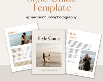 Stijlgidssjabloon voor fotografen