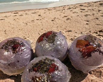 Bombes de bain fleurs de lavande