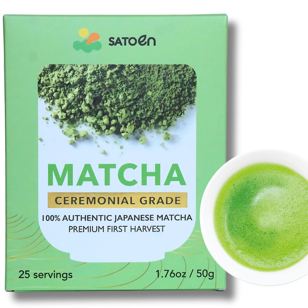 Japanese Ceremonial Grade Matcha - First Harvested Green Tea Leaves 100 ...