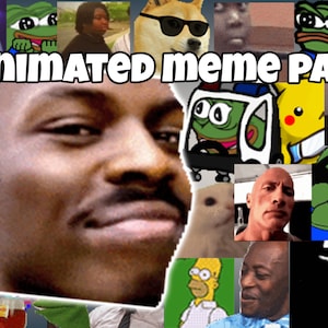 Animated Emotes 150 Pack | Trending Meme Emotes | Emotes for Streaming | Discord Emotes | Emote Pack | Moving Animated Emojis | Twitch Emote