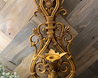 Bamboo Candle Holders, Lot of (8) Flame Cured Moso, 2.5