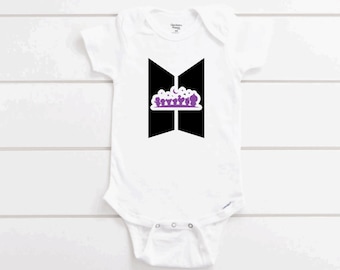 K-pop Inspired Baby Bodysuit: BTS Army Gift